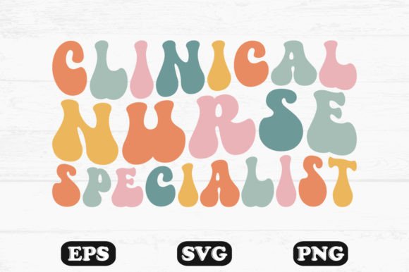 Clinical Nurse Specialist Wavy SVG File Review
