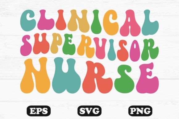 Clinical Nurse Supervisor Wavy Svg File