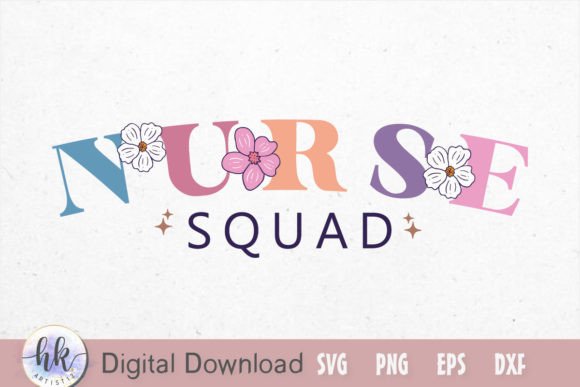 Nurse Squad Retro SVG: A Versatile Embroidery Design