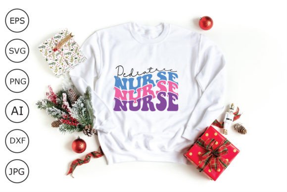 Pediatric Nurse Retro Design: A Charming Embroidery Choice