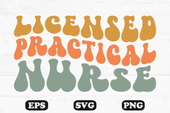 Practical Nurse Retro Wavy Svg Designs Review