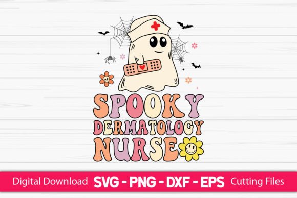 Spooky Dermatology Nurse: A Unique Embroidery Design