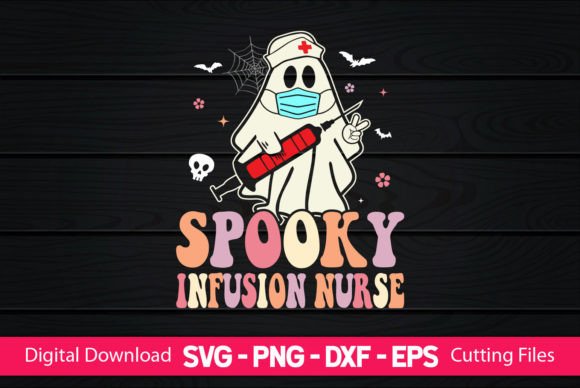 Spooky Infusion Nurse: A Charming Halloween Design