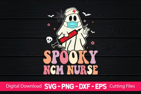 Spooky NCM Nurse: A Charming Addition for Embroidery Projects