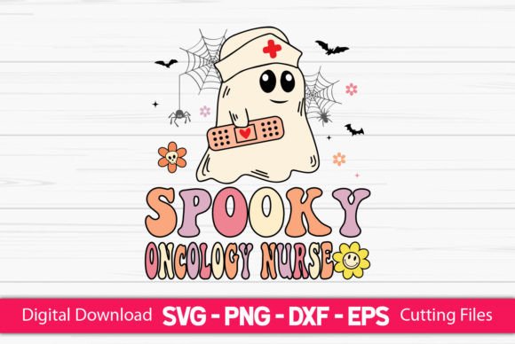 Spooky Oncology Nurse: A Unique Embroidery Design