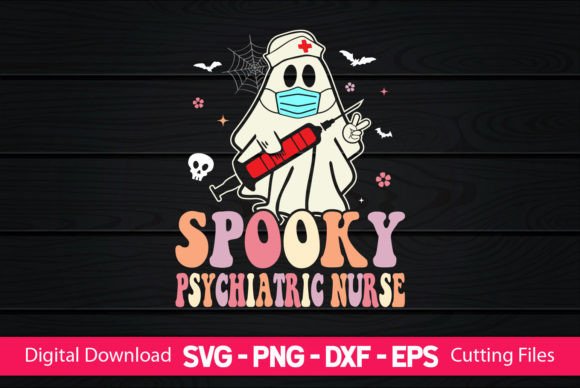 Spooky Psychiatric Nurse: A Unique Embroidery Design