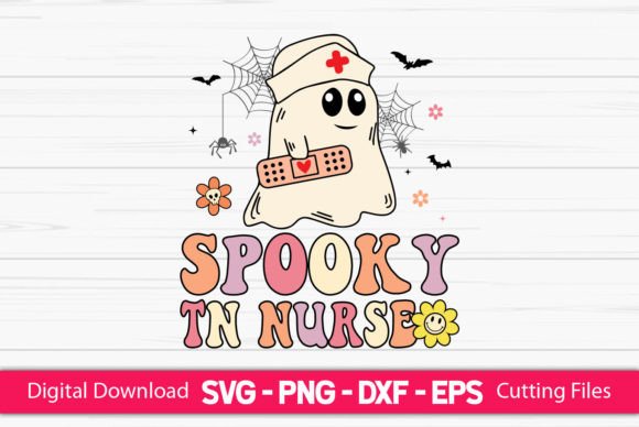 Spooky TN Nurse: A Charming and Versatile Design