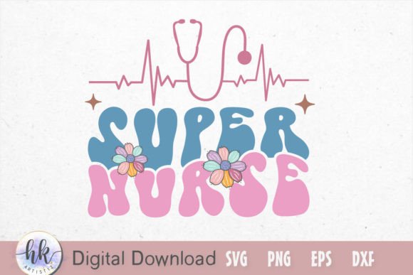 Super Nurse Retro SVG: A Versatile Design for Embroidery
